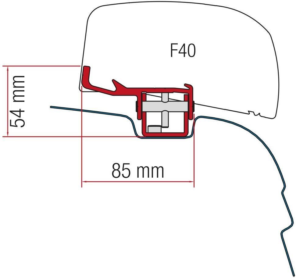 Fiamma F40Van adaptador VW T5 / T6