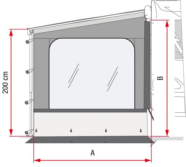 Fiamma Side w. Pro Lateral F45 VAN