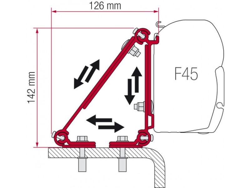 Kit Montaje .F45 Multi 1Pz.