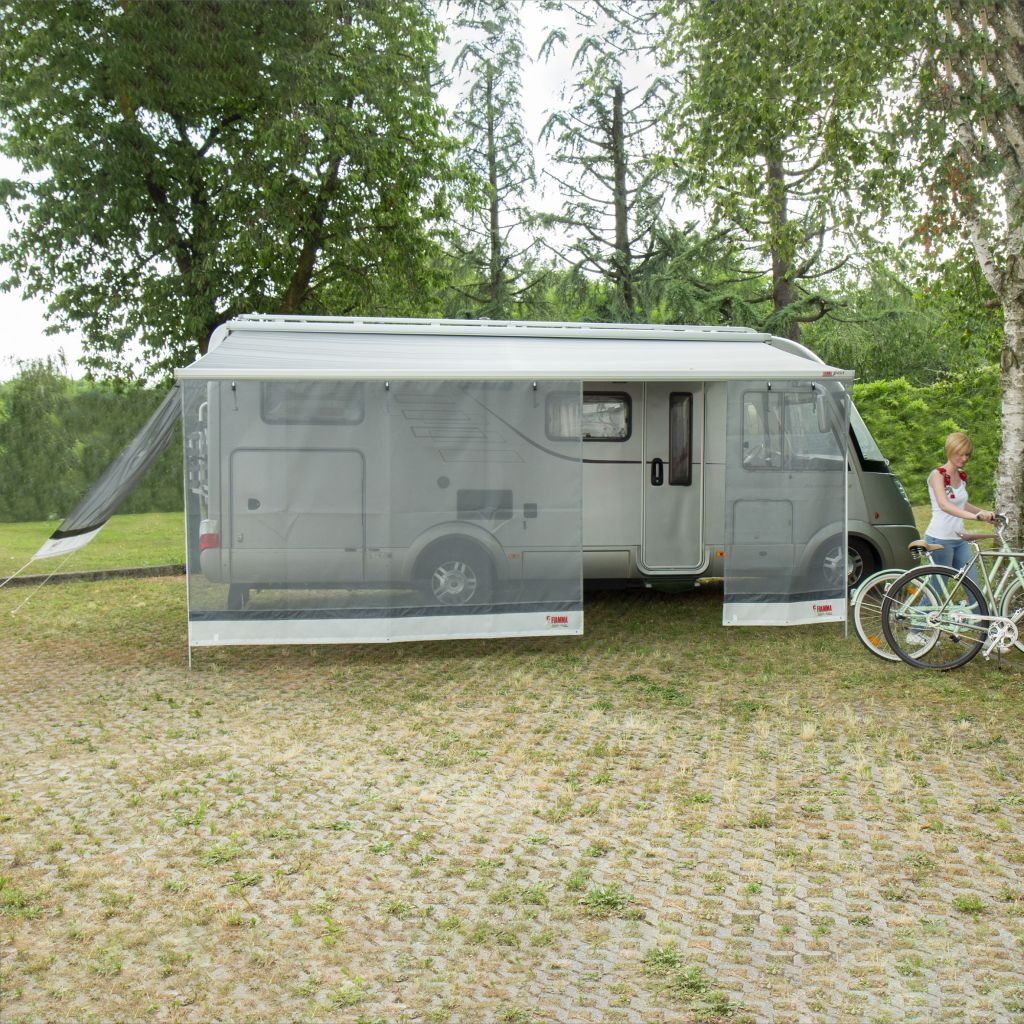 Fiamma Sun View XL Grey pared frontal 385