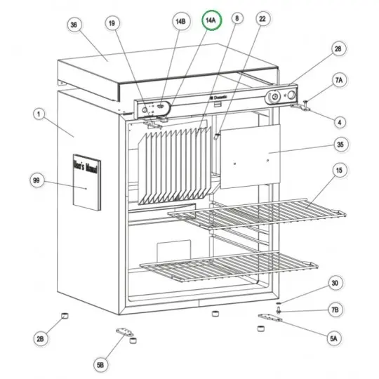 Cierre Pta. Frigo Rf 60