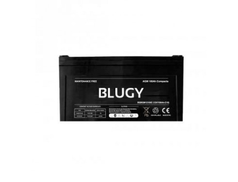 Bateria Agm 100A Compac 35X18X19 Bluggy