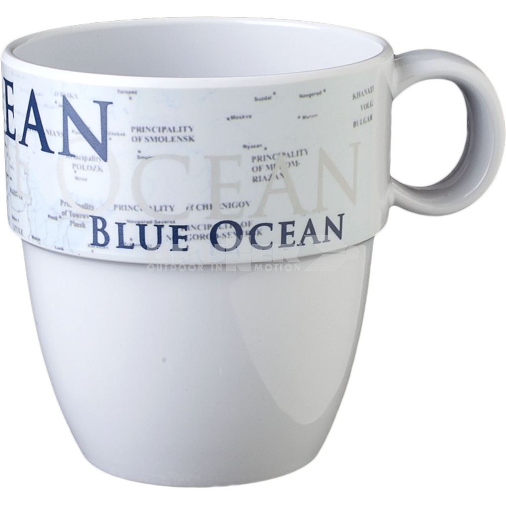 Taza Grande de melamina, Brunner Blue Ocean 300ml