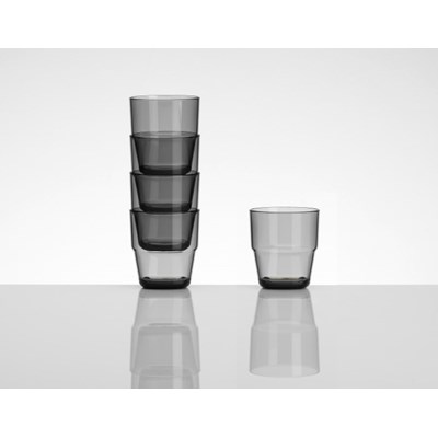 Kit x4 Vasos, Flamefield Ahumados 230ml