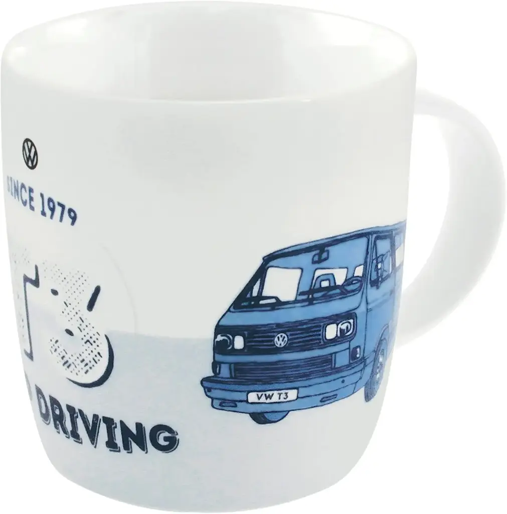 Taza Grande de melamina, VW Collection T3 Azul 370ml