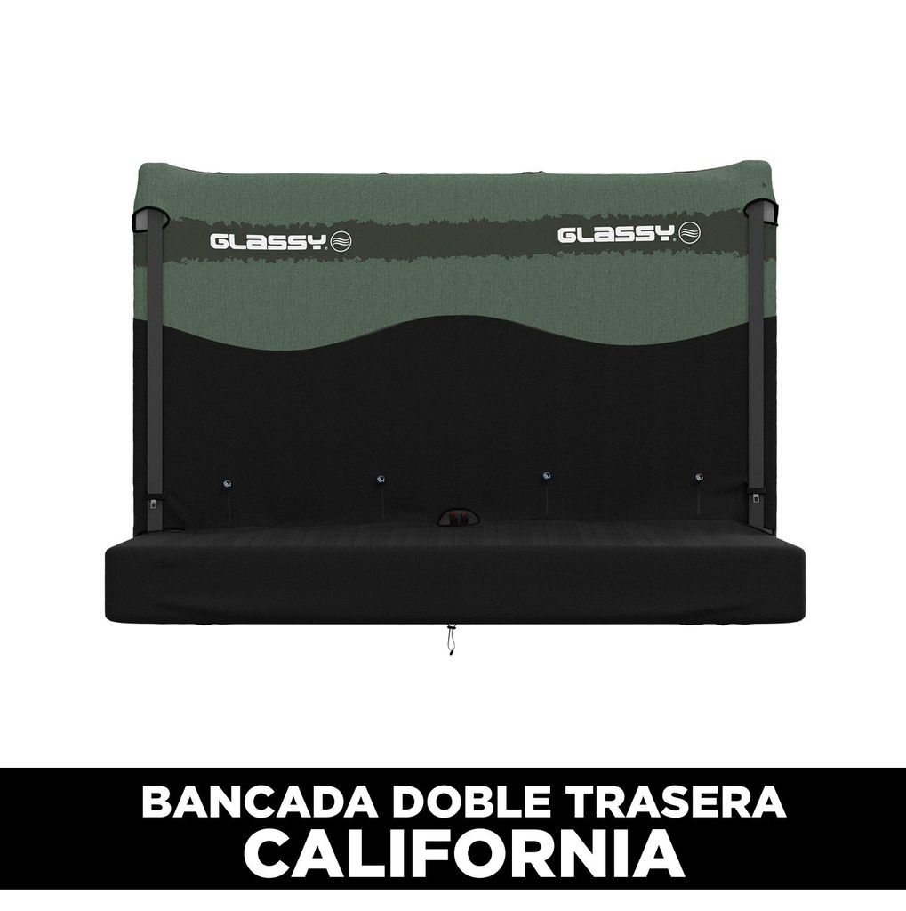 Funda Glassy Doble Trasera California Army