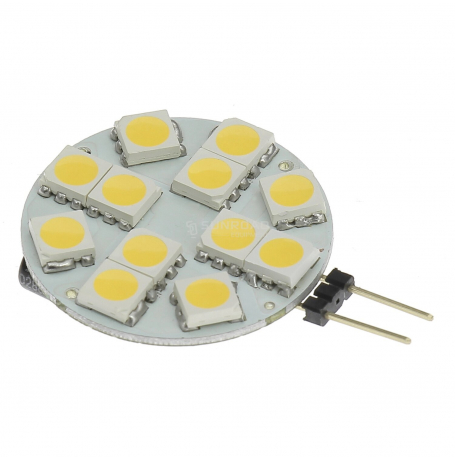 LED (12)G4 Smd 240Lumens Lateral + Trasera