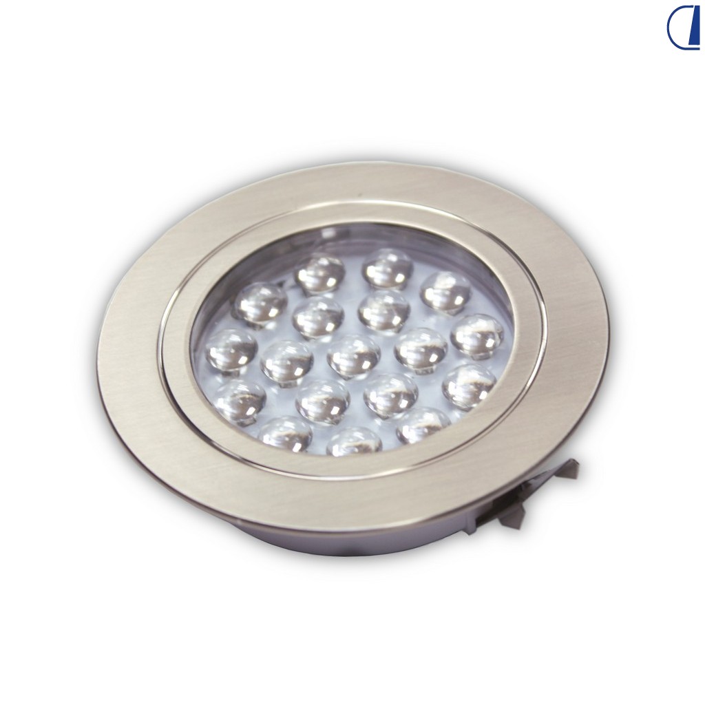 Foco LED 18 Encastradorable Satinado