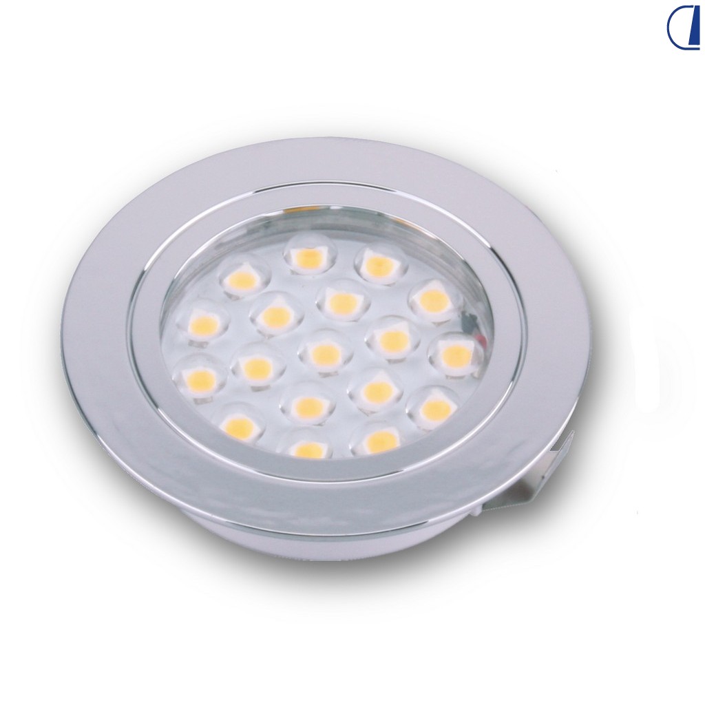 Lampara Encastradorable LED (18) Touch Cromo