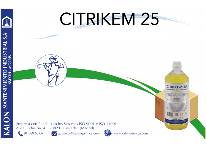 Desengrasante Kalon Natural Citrikem 25 1L