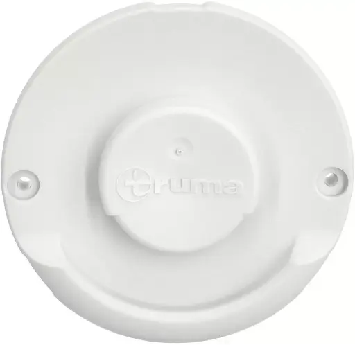 [0369008] Tapa Salida Humos para Calefacción Truma ZR80, Blanco, Circular