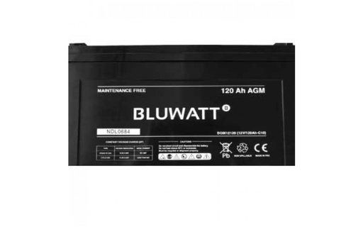 [0421012] Bateria Agm 12V, 120Ah Bluewatt 41X17X23