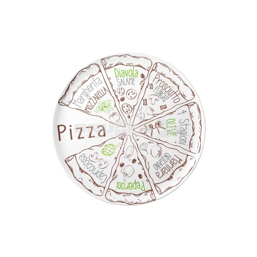 [1059154] Set 2 platos de pizza Brunner 38cm Ø