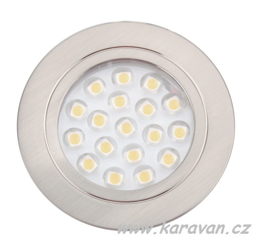 [3012026] Foco LED 18 Encastradorable Aluminio 