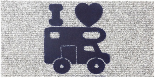 [7199038] Alfombra 50x25cm Love Camper